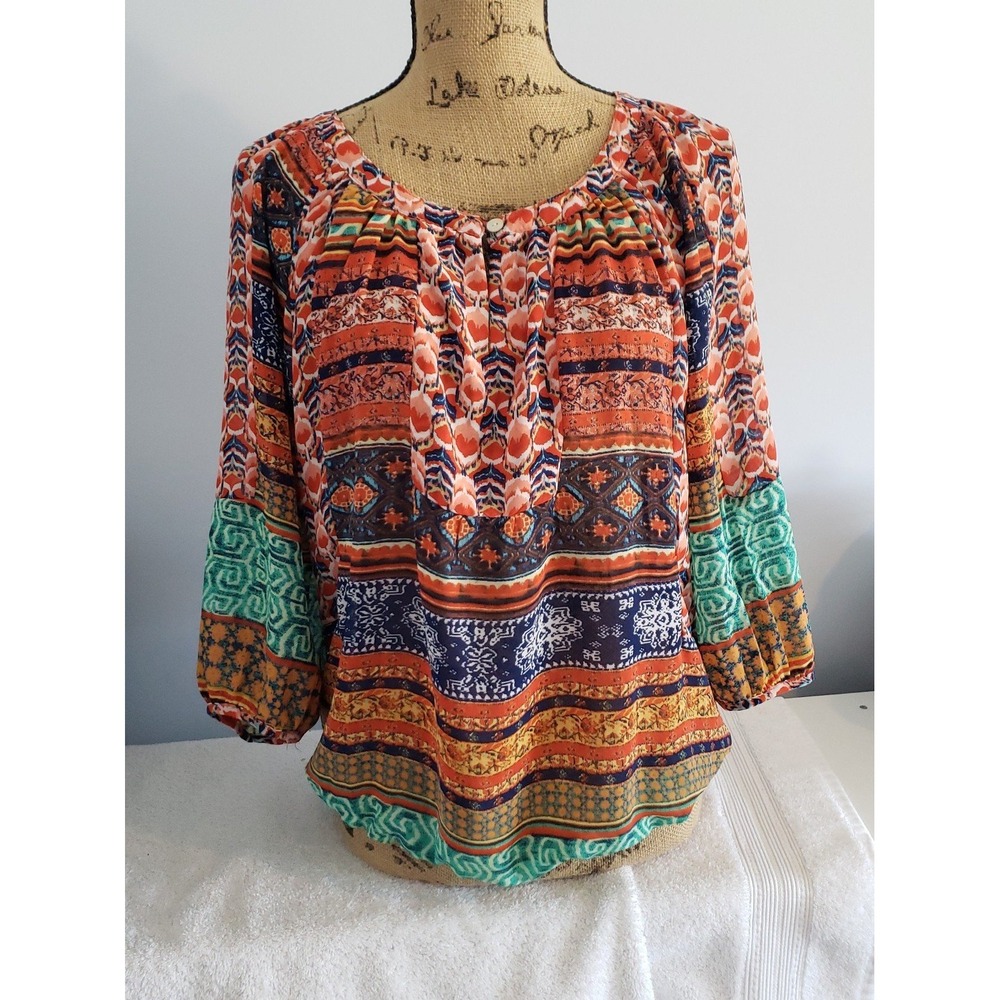Fig and Flower Womans. BlouseSm Size Petite Medium